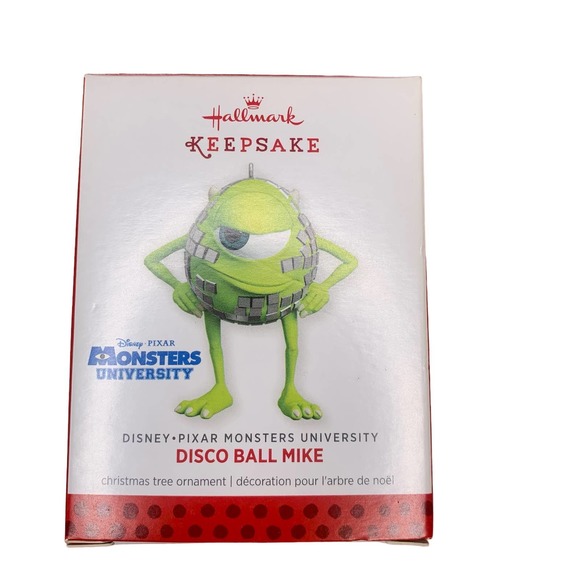 Hallmark Keepsake 2013 Disney/Pixar Monsters University Disco Ball Mike - Picture 1 of 9